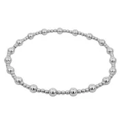 2mm and 4mm Alternating Bracelet
