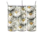 3D Daisy 20oz Tumbler