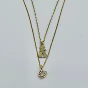 Pistol Pete and Horseshoe Double Strand Necklace — Leonard Jewelry
