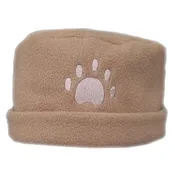 CAMEL Paw Print Fleece Hat