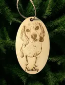 Custom Oval Ornament