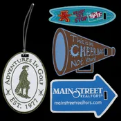 Custom Shape Embroidered Luggage Tags