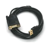 USB-A to DB9-Male Serial Port Adapter FTDI Chipset 6FT
