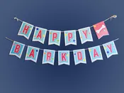 Dog Birthday Banner