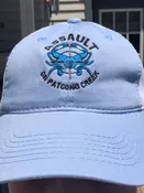 HAT: "New Logo" Assault on Patcong Creek Ball Cap -Light blue unstructured