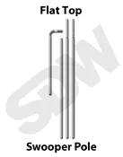 4-4784-55 Flat Top Flag Pole “POLE ONLY”
