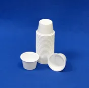20 ml capacity white cups