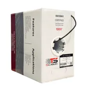 Bulk Cat6 Riser Bare Copper UTP 23AWG Solid CMR Cable