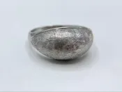 10K White Gold Vintage Dome Ring