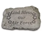 10" Garden Stone - God Bless Our Air Force