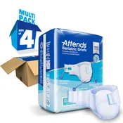 Attends 4x Bariatric Briefs with Tabs, Heavy Absorbent