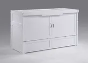 Cube Murphy Cabinet Bed – White