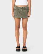 Alley Low Rise Denim Mini Skirt