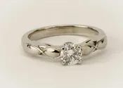 A .55 CT DIAMOND 14KT X1 Diamond Solitaire