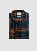 BILLY REID MICRO BLOCK PLAID TUSCUMBIA SHIRT IN MULTI