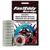 10x16x4 Metal Shielded Bearing MR16104-ZZ 10 Units