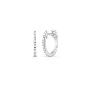 10mm Diamond Huggie Earring