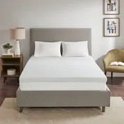 3" Gel Memory Foam with 3M Cover White Mattress Topper