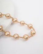 20mm Gold Ball Necklace