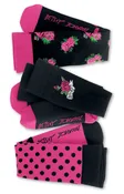 Betsey Johnson Women's BA180 Compression Socks 3-Pack