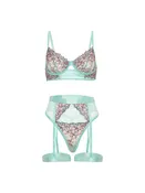 Adaline Embroidered Bra Set