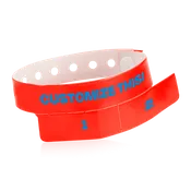 Custom 2-Tab Tear-Off Vinyl Wristbands