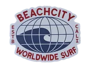 Beachcity Worldwide Surf Sticker
