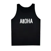 Men’s ALOHA Tank Top (Black)