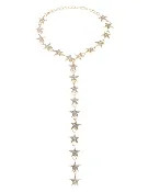 Austin Blaze Aurora Choker Lariat Necklace in Gold