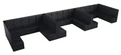 1921 - Button Tufted  - Modular Seating Collection - Three U-Shapes - Sectional Seating Package- Made in USA