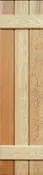 Board and Batten Exterior Cedar  Shutters (pair)