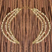Ear Chain/ Sahare/Pearl kaan chain/ Earing support chain/Indian Jewelry/ Pakistani Jewelry/Bahubali Eaarrings /Kaan sahara /hair accessories