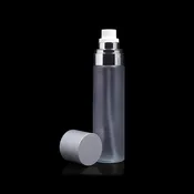 Cloud 100 ML Fine Mist Spray Bottle Frosted with Matte Silver Cap