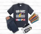 100 Days Sharper Pencil DTF Transfer – Cute Classroom Ready to Press