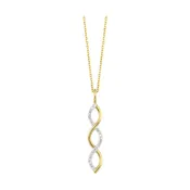 10Kt Yellow Gold Diamond 1/12Ctw Pendant