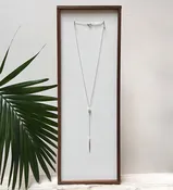Altruism necklace-white pearl: Silver/white pearl