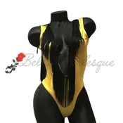 Amazing yellow/black one piece relax fit