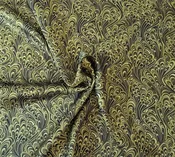 100% Polyester Charmeuse Peacock Print #230320