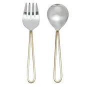 Abbott - Loop Handle Salad Servers-11.5"L
