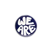 Buttons On Beaver "We Are" 2.5" Button