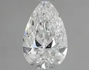 0.80 Carat G-SI1 Pear Cut Diamond
