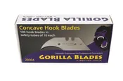 2-Notch German Concave Hook, 100-Pack