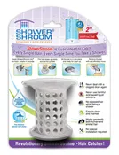 ShowerShroom (Gray) The 2" Hair Catcher That Prevents Clogged Shower Drains
