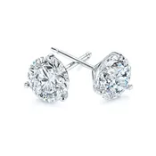 Lab Grown 4.00 Carat Total Diamond Studs — Santisi & Bove