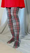 Cozy Crossings Printed Tights