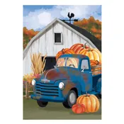 BARNS & HARVEST [SATIN HOUSE BANNER]