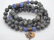 Labradorite and Blue Quartz Wrap