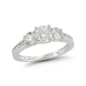 1 1/2cttw Three Stone Diamond Ring