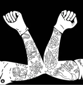 Artists Handshake T-shirt