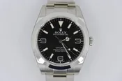 Rolex Explorer 214270 Mk 1 Black Arabic Dial 39mm Box & Papers Fully Stickered